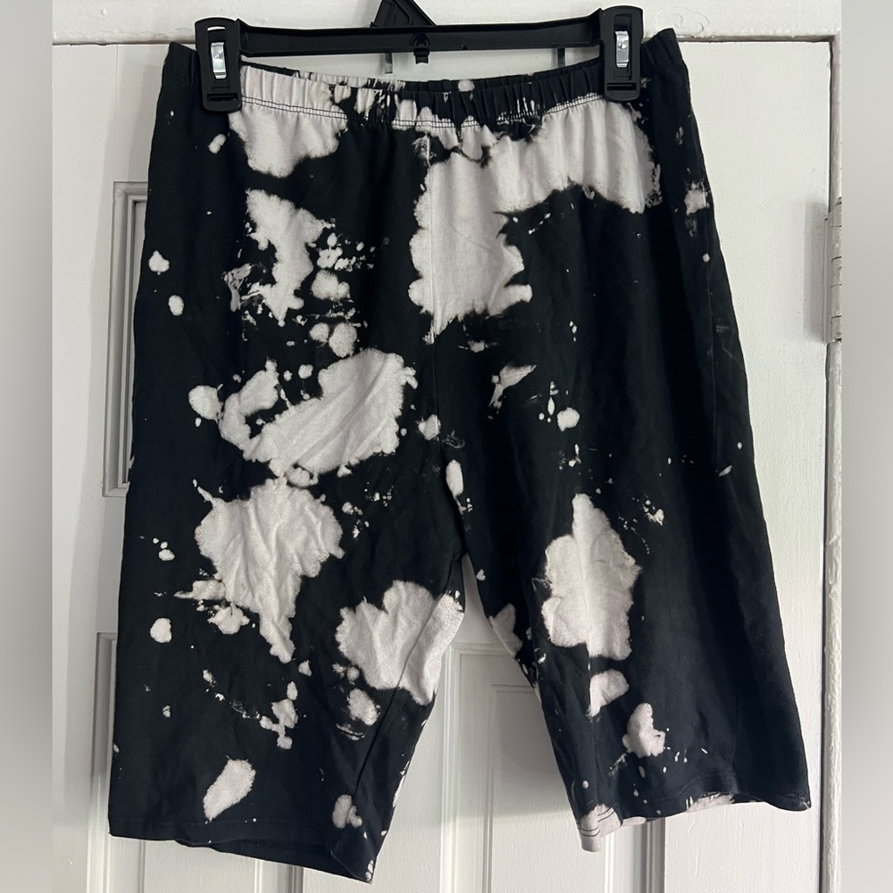 Fashion Nova Acid Washed Biker Shorts